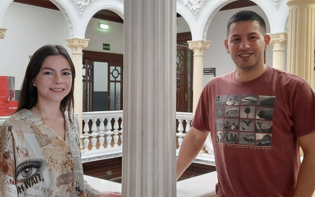 Dina Celma y Borja Lorén./ Cruz Roja Teruel
