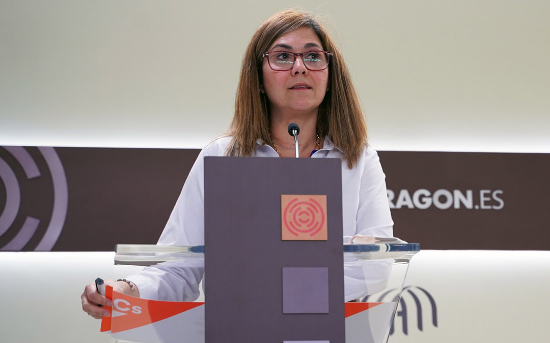 La portavoz de Sanidad de Ciudadanos Aragón, Susana Gaspar,./CS