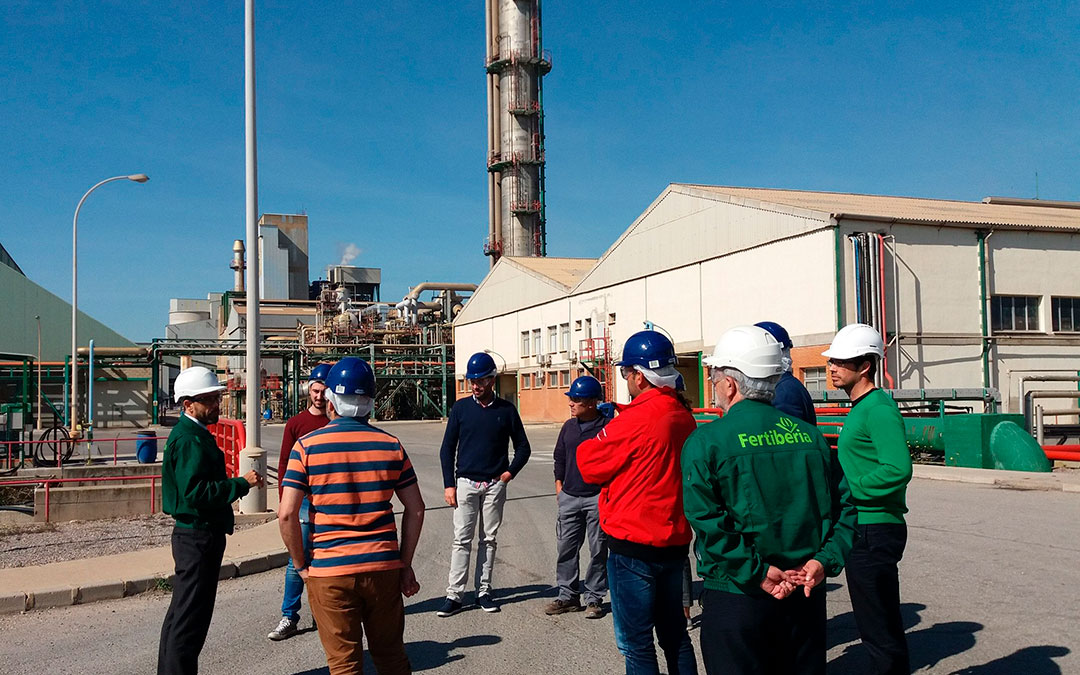 El amoníaco verde se utilizará para la producción de fertilizantes sostenibles en la planta que Fertiberia tiene en Sagunto./ Fertiberia