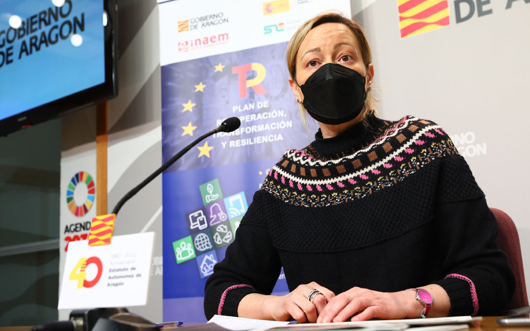 Marta Gastón, consejera de Economía, Planificación y Empleo. / DGA