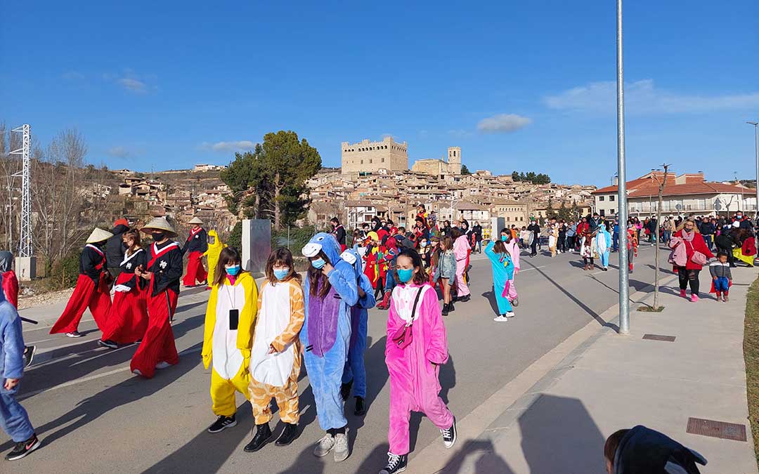 Los valderrobrenses han acudido al pabellón a través de la calle Lope de Vega. J.L.