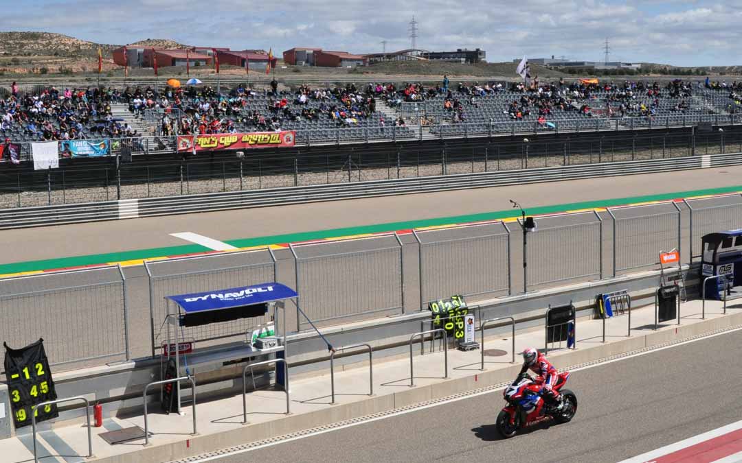 Imagen del circuito durante la celebración el fin de semana de las Superbikes. J.L.