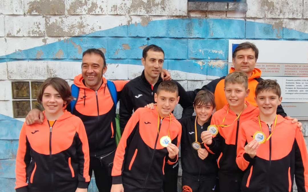La expedición andorrana que participó en el nacional celebrado en Pontevedra. Foto. S.A.