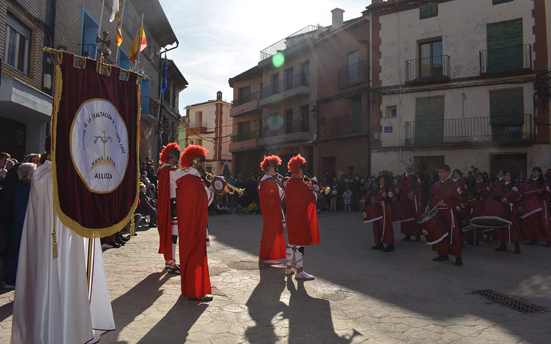 Cofradía de la Exaltación de la Santa Cruz de Alloza, localidad anfitriona./I.M.