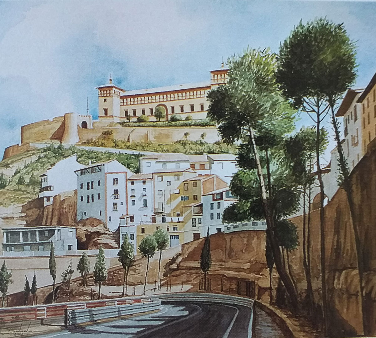 El castillo alcañizano desde El Corcho. / José Manuel Colado