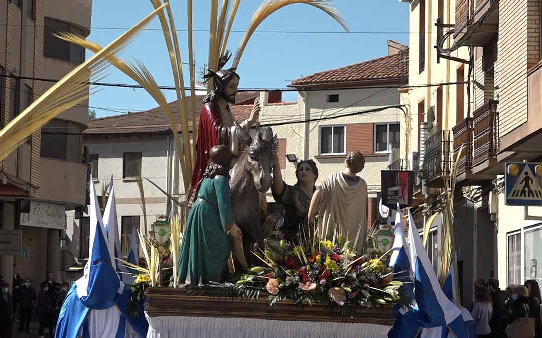 'La burrica' sale en procesión en Andorra./Ayuntamiento de Andorra
