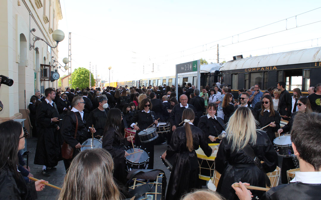 Llegada del Tren del Tambor edición 2022 a La Puebla. / B. Severino