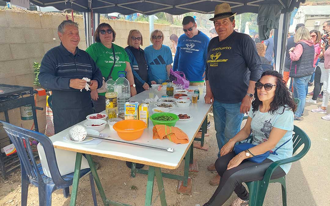 Grupo de participantes maellanos./ J.L.
