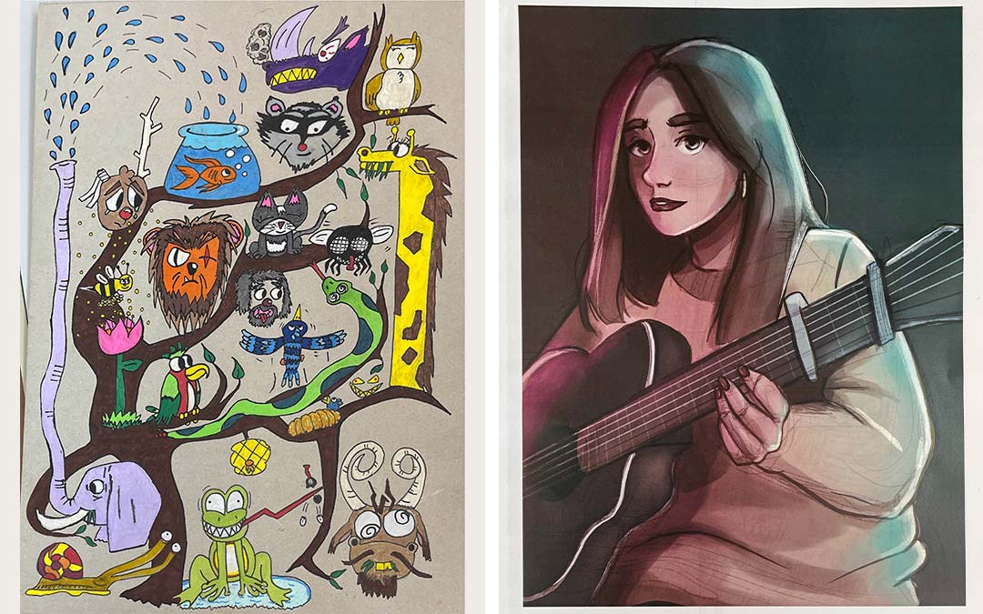 Pintura infantil y juvenil San Jorge 2022./ LC