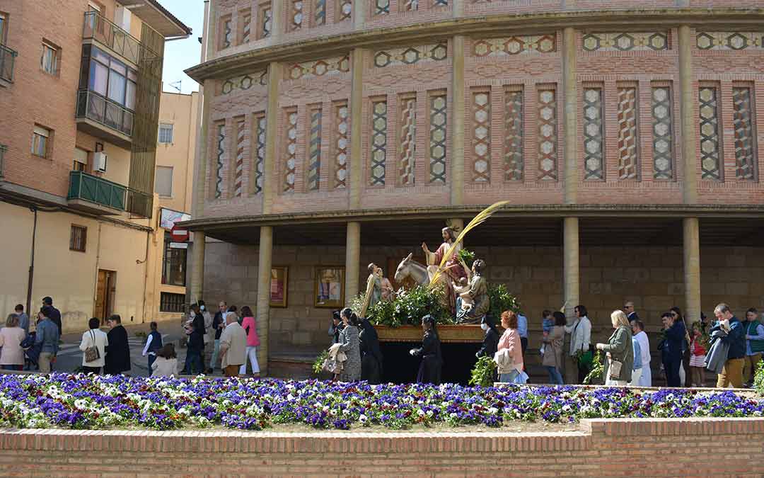 'Procesión de la Burreta' este Domingo de Ramos en Alcañiz./I.M.