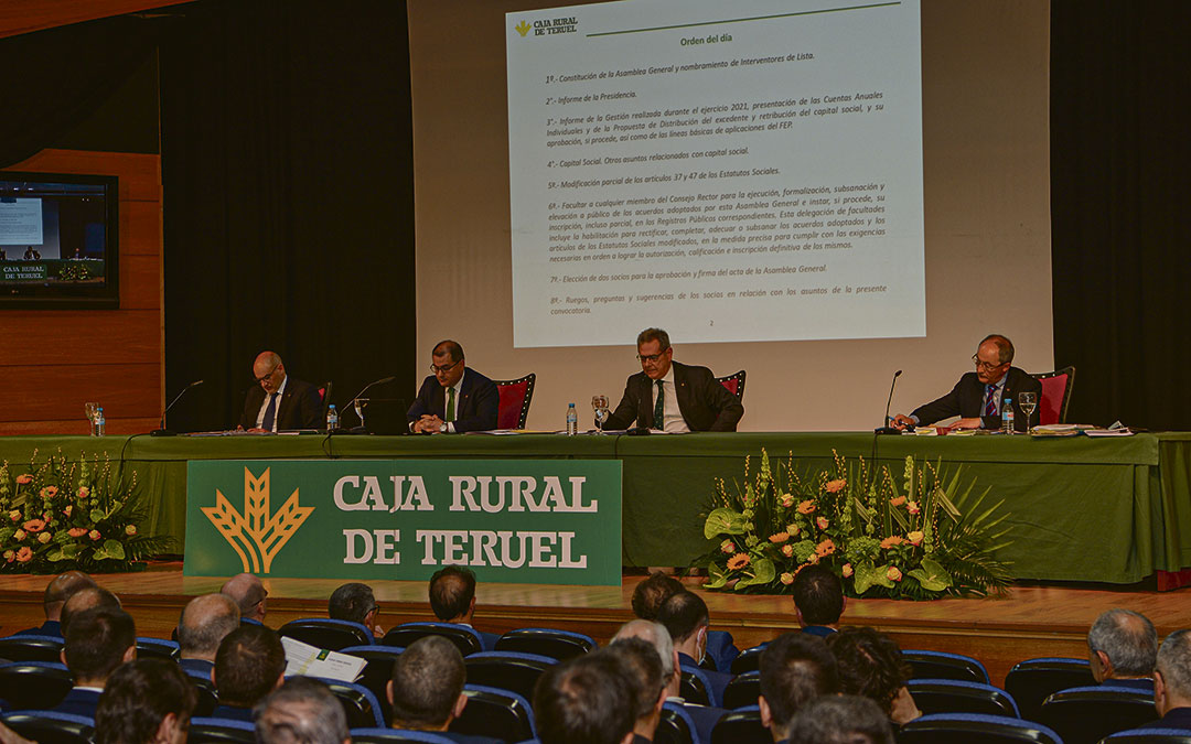 La Asamblea General de Caja Rural de Teruel, este jueves./ L.C.