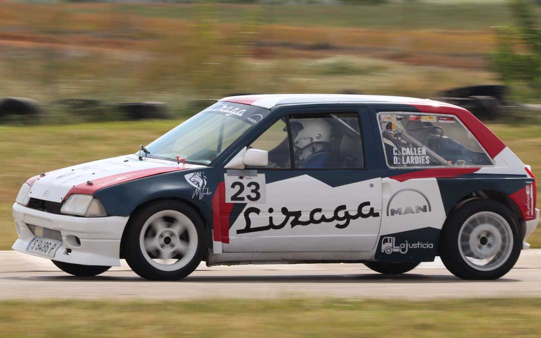 Carmelo Callén es uno de los pilotos que participan en el regional de slalom. Foto. FADA