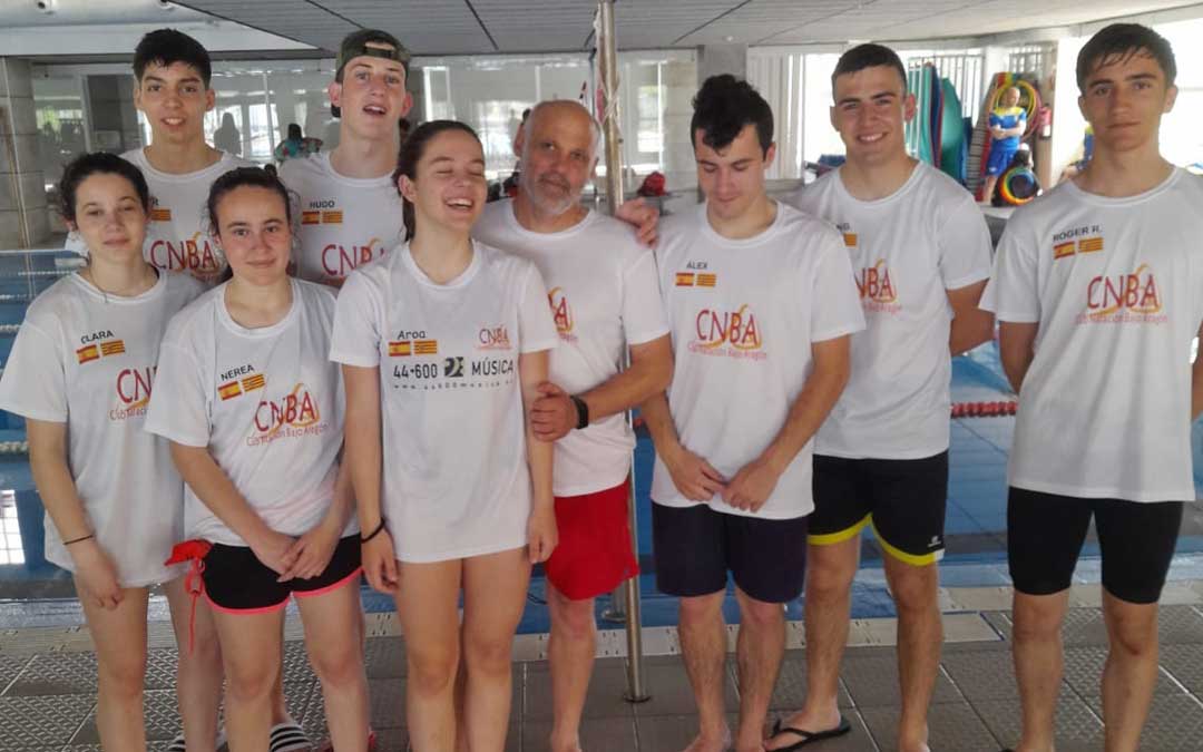 Los componentes del CNBA que estuvieron en Zaragoza. Foto. D.G.