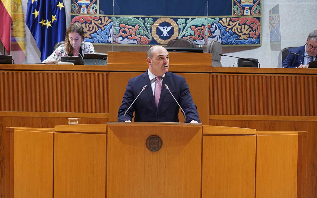 Juan Carlos Gracia Suso en las Cortes de Aragón./PP
