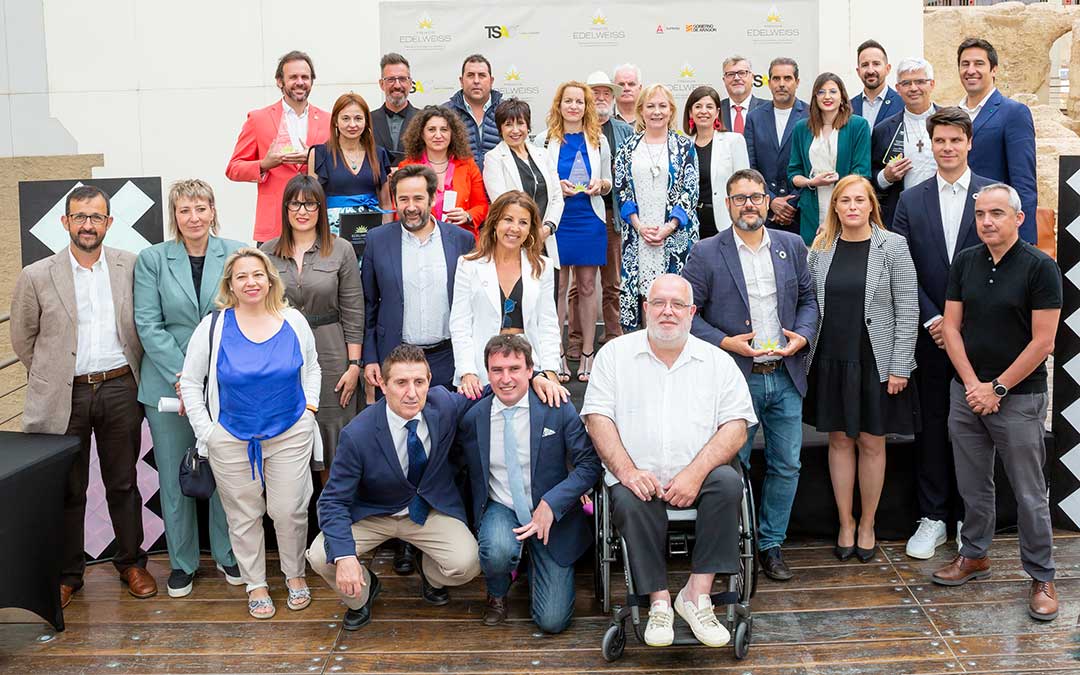 Galardonados en los Premios Edelweiss./ Clúster de Turismo Sostenible de Aragón-TSAC