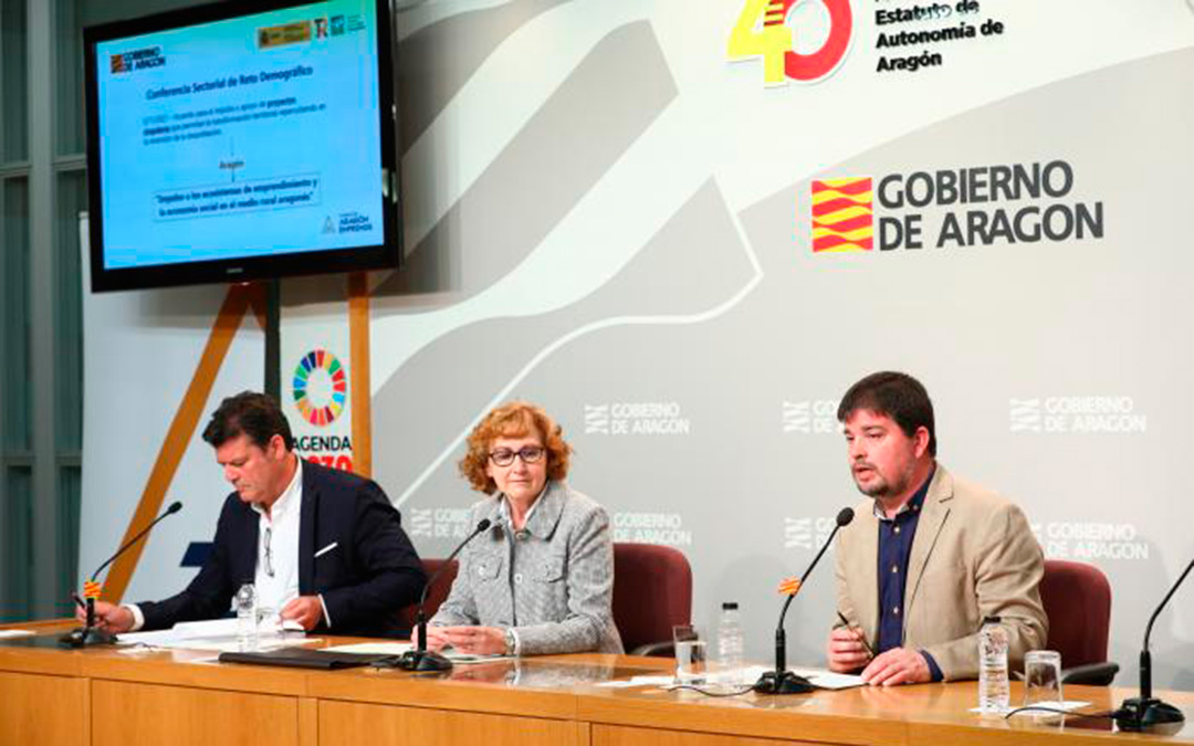 Presentación del Proyecto EREA para promocionar el emprendimiento rural./ Luis Correas-Gobierno de Aragón