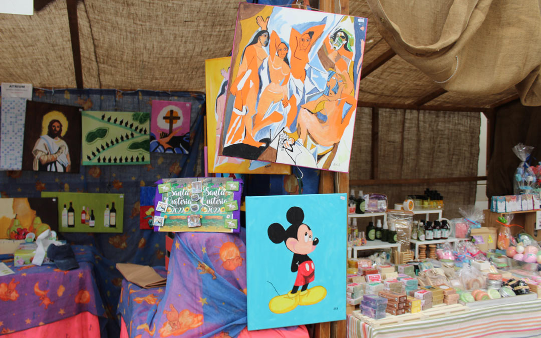 La parte artística también se dejó ver en la feria samperina./ E.P.