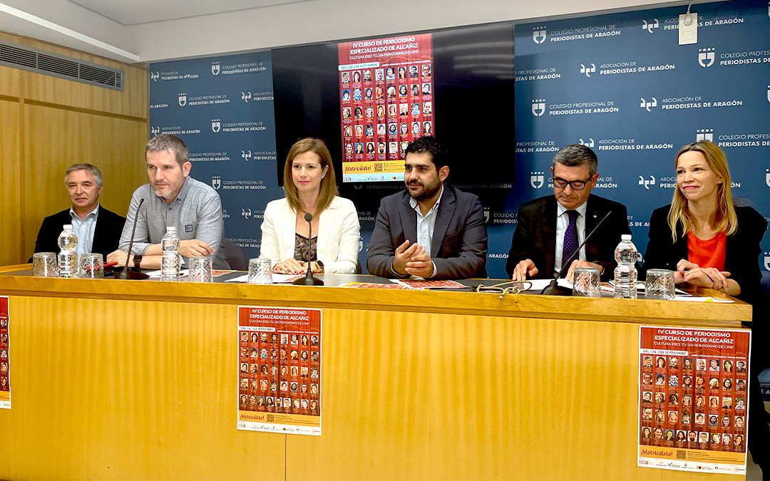 Presentación del IV Curso de Periodismo en Alcañiz./ L.C.