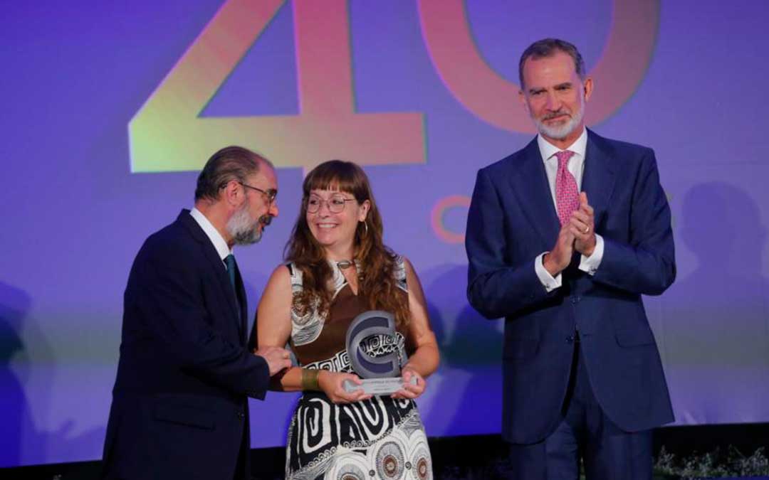Adriana Galve es Premio Empresa de Aragón 2022 en la categoría de Autónomo / Toni Galán-Heraldo