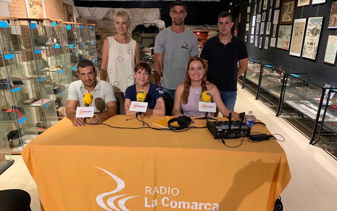 Participantes del programa especial sobre la Batalla del Ebro de Fayón / L.C.
