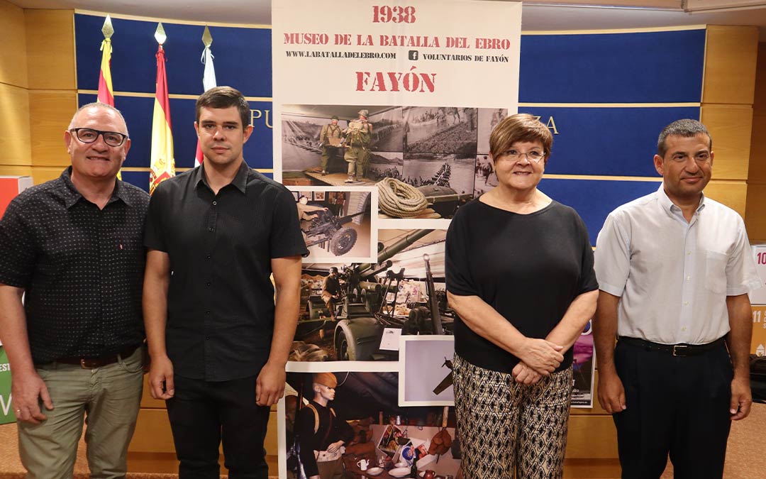 Presentación de la recreación de la Batalla del Ebro en Fayón. / DPZ