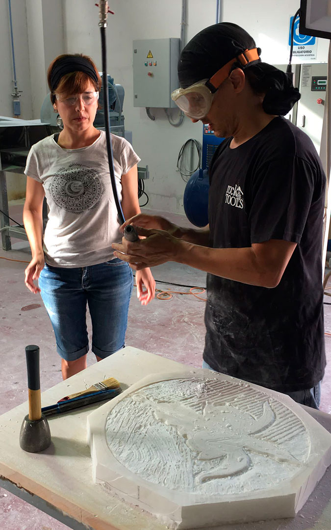 Curso de Autor de talla en bajorrelieve con Adrián Arnau. / CIDA