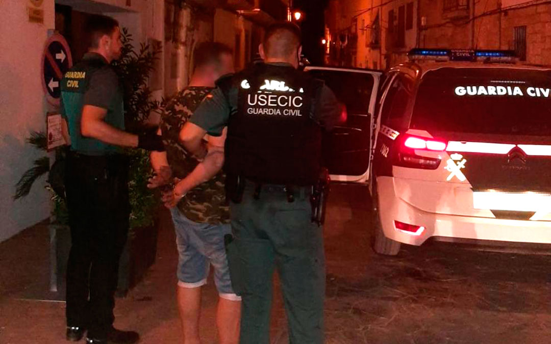 La Guardia Civil detiene en Nonaspe al autor de los disparos y amenazas./ Guardia Civil