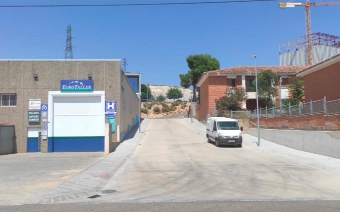 Finaliza la renovación de pavimentos de la calle Alagón de Caspe