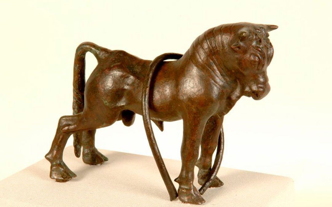 El Toro de Azaila está custodiado en Madrid y fue descubierto por Juan Cabré en el Cabezo de Alcalá. / Museo Arqueológico Nacional