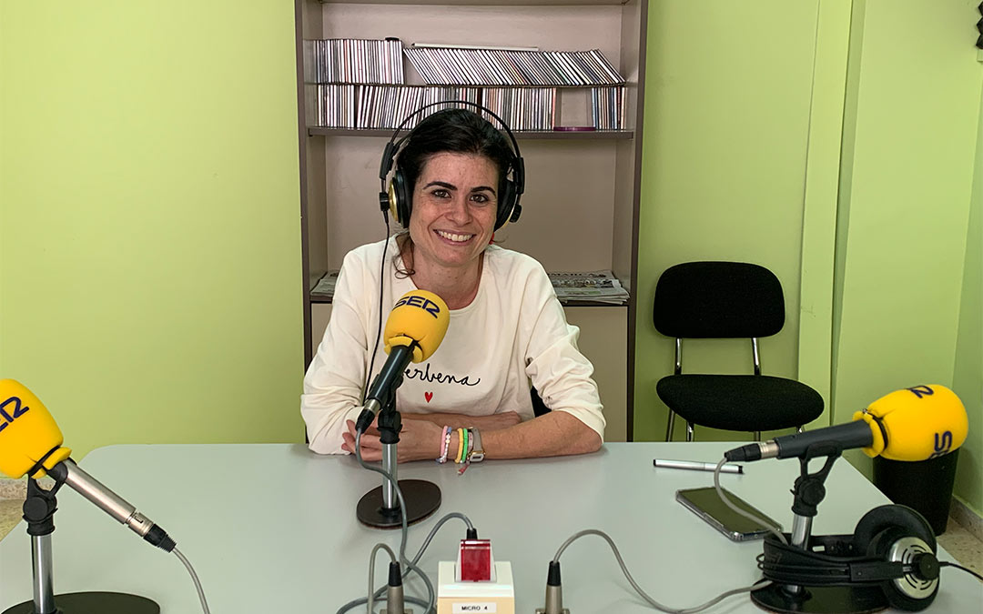 Cristina Guardia, terapeuta ocupacional en Caspe./ P.S.