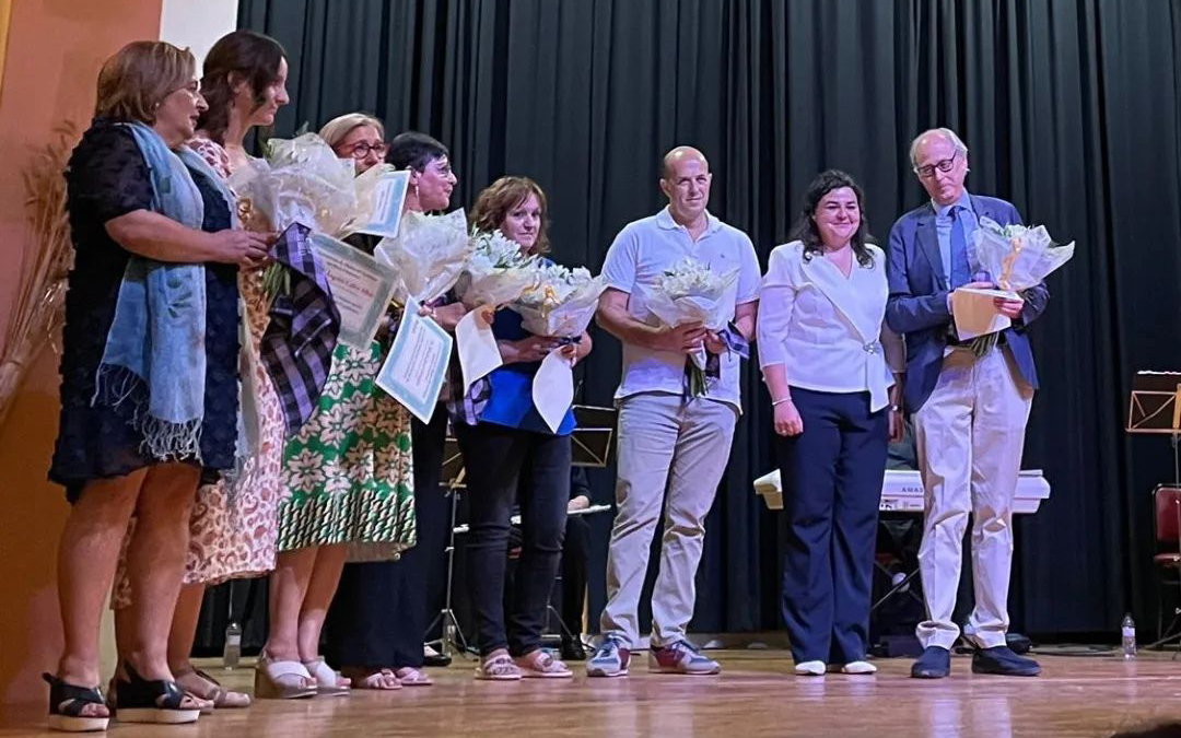 Homenaje a los sanitarios y presentación de Antonio Pablo Martínez como pregonero de Albalate. / L.C.