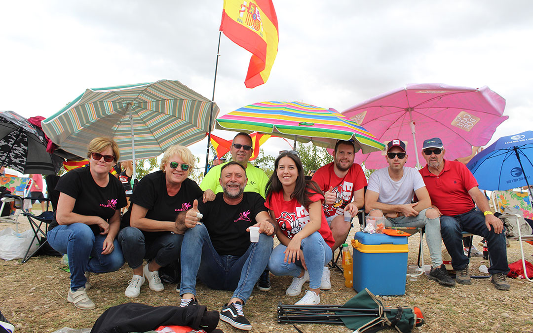 El Motoclub Alcañiz estuvo presente en la pelouse 6 en la edición 2019 y acudieron bien preparados. / La Comarca
