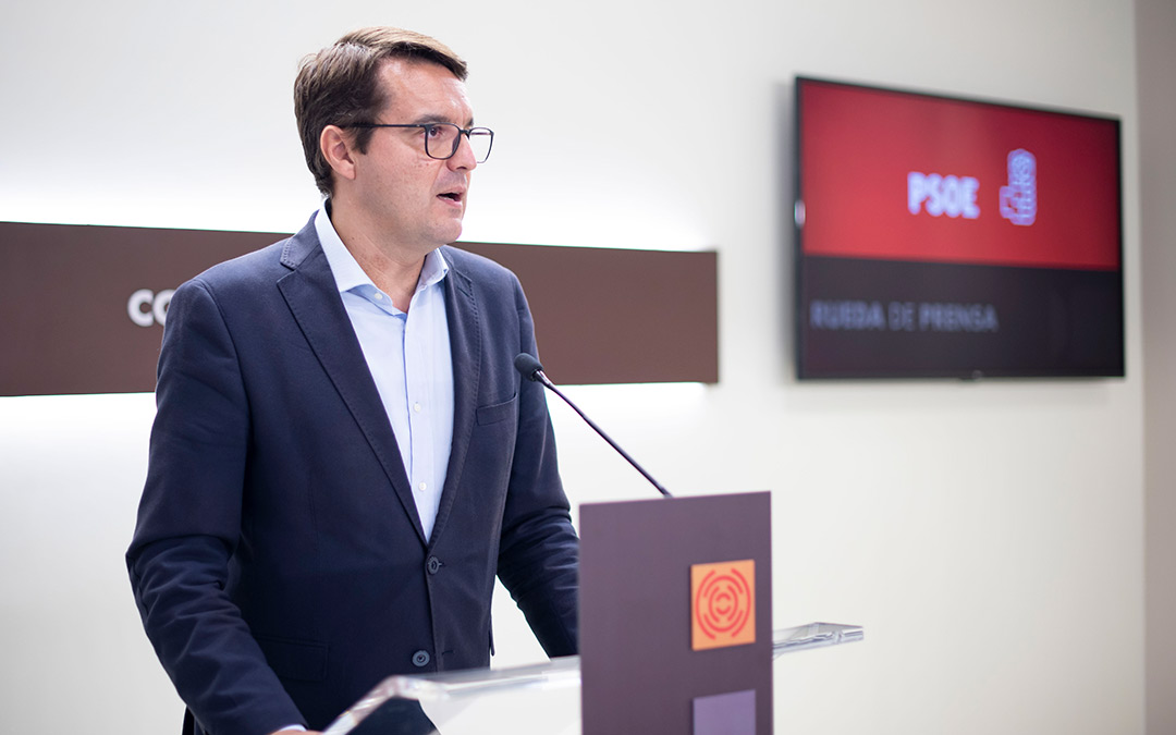 El portavoz de Hacienda, Óscar Galeano./PSOE