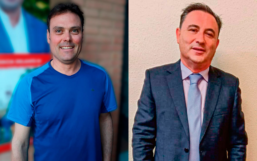 El concejal de Obras y Fiestas, Joaquín Bielsa (PSOE); y el teniente de alcalde, Juan Ciércoles (PAR). / LA COMARCA