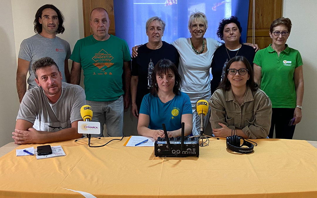 Invitados al programa especial emitido desde La Iglesuela del Cid./ L.C.