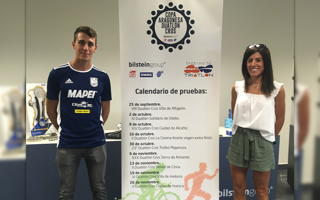 Presentación de la XXIV Copa Aragonesa de Duatlón Cros en Zaragoza./ L.C.