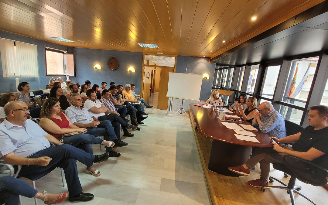 Comisión Ejecutiva Provincial del PSOE Teruel celebrada este martes en Martín del Río./ PSOE