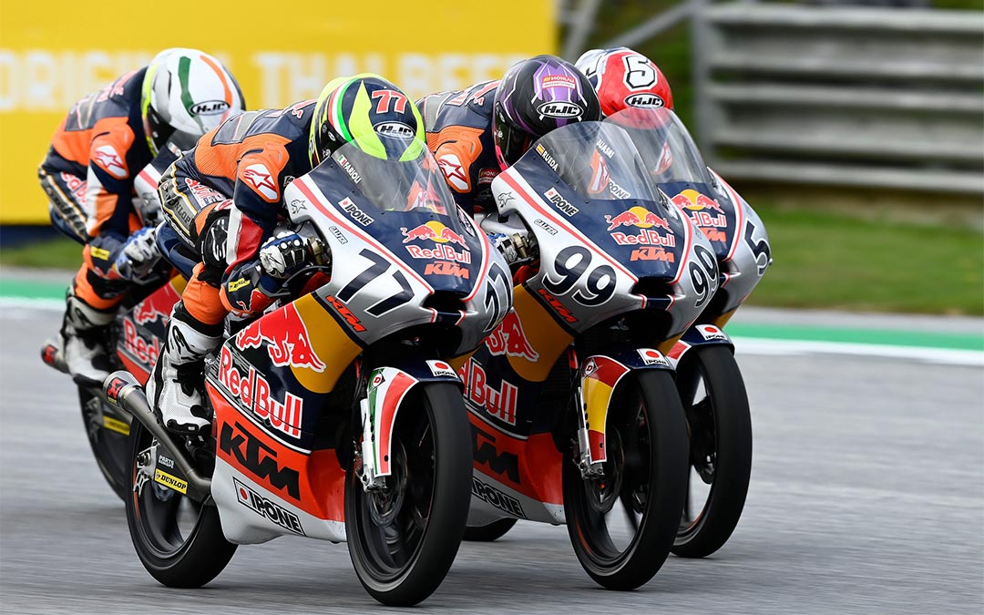 La igualdad en la Red Bull Moto GP Rookies Cup./ Red Bull Rookies Cup