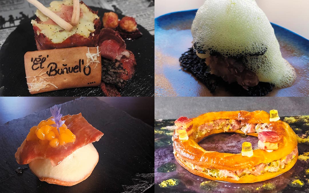 Tapas de los establecimientos de Utrillas, Alcañiz, Torre del Compte y Beceite que participan en el concurso provincial./ Conexión Imaginativa