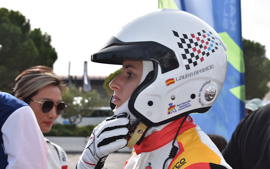 Laura Aparicio durante los Motorsport Games / L.A.