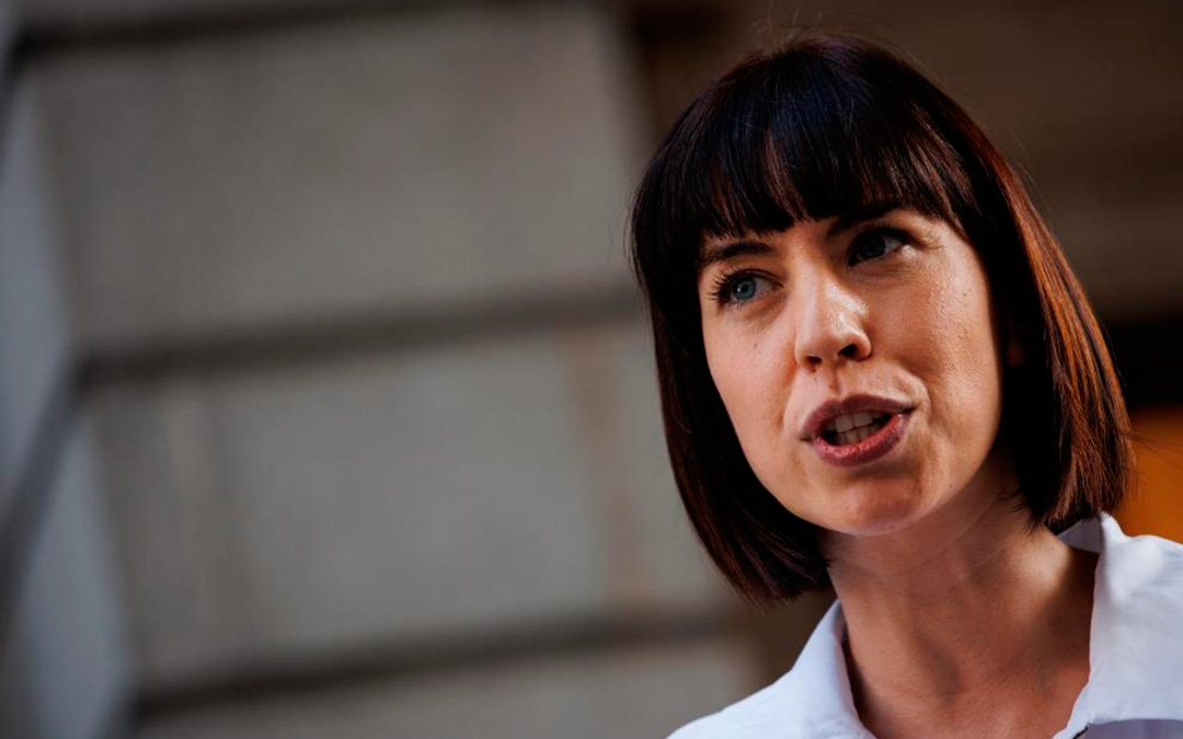 Diana Morant, ministra de Ciencia, esta semana en el Congreso./ E. P.-Heraldo