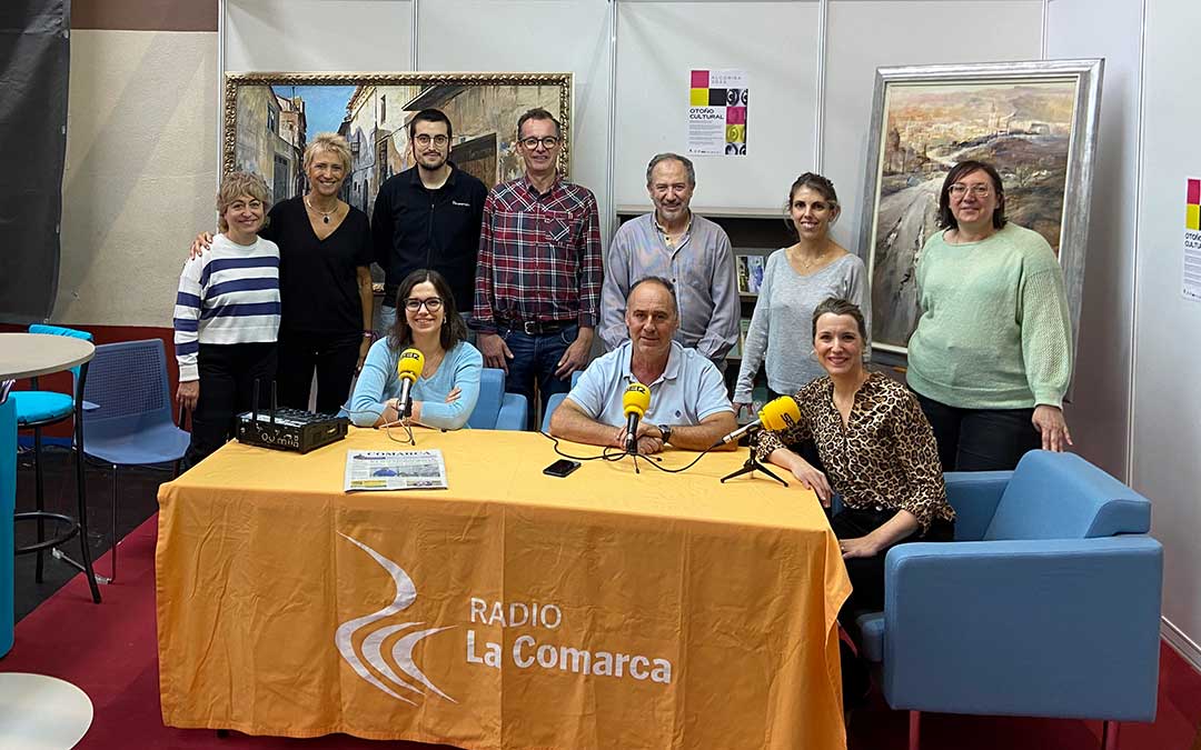 Invitados al programa especial de Radio La Comarca en Alcorisa Muestra./ L.C.