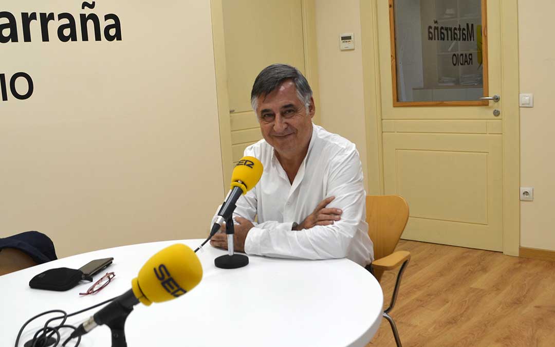 Gervasio Sánchez en Matarraña Radio./J.L.
