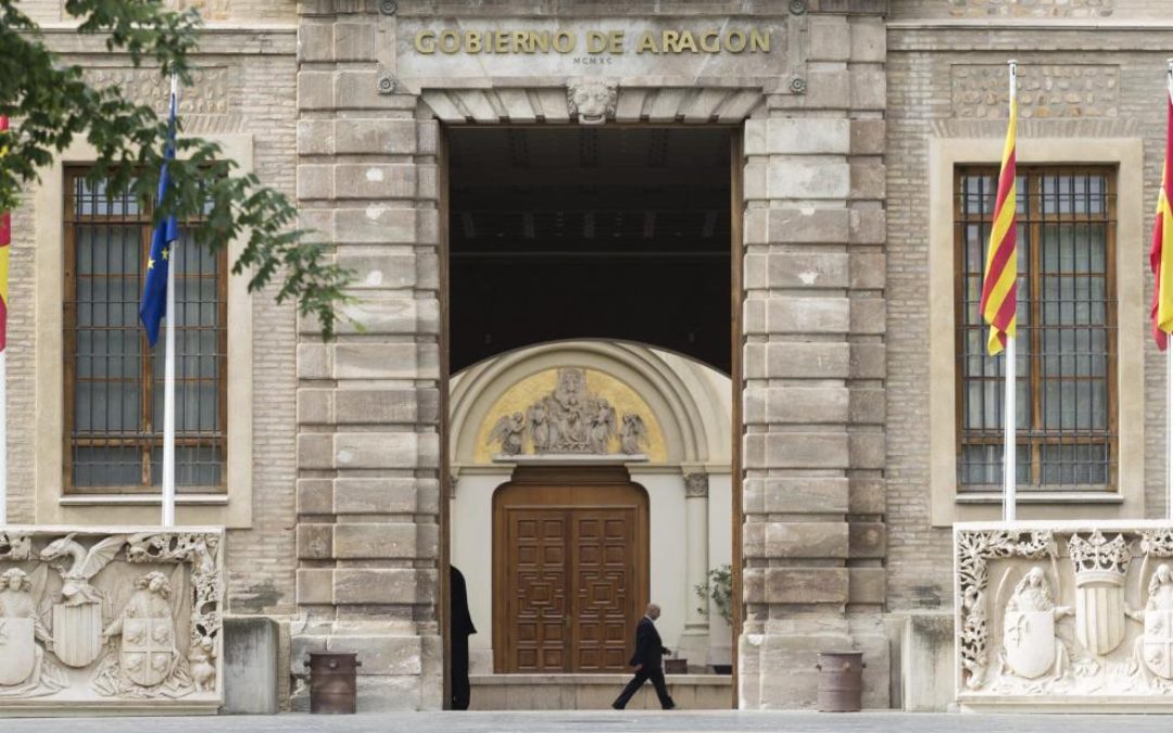 Edificio Pignatelli, sede del Gobierno de Aragón./ Guillermo Mestre-Heraldo