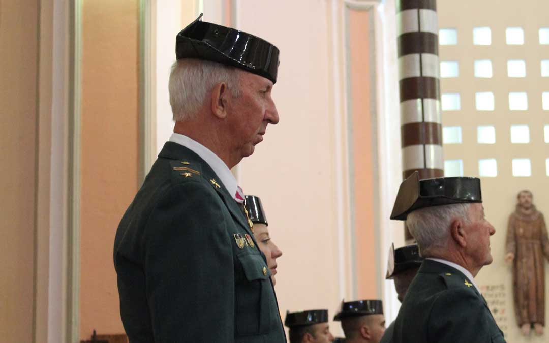 La Guardia Civil protagonizó la misa en la parroquia de San Francisco / E.P