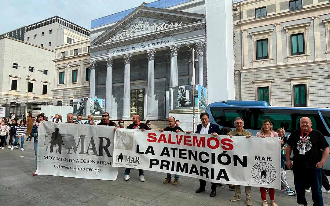 Concentración del MAR este jueves en Madrid./MAR