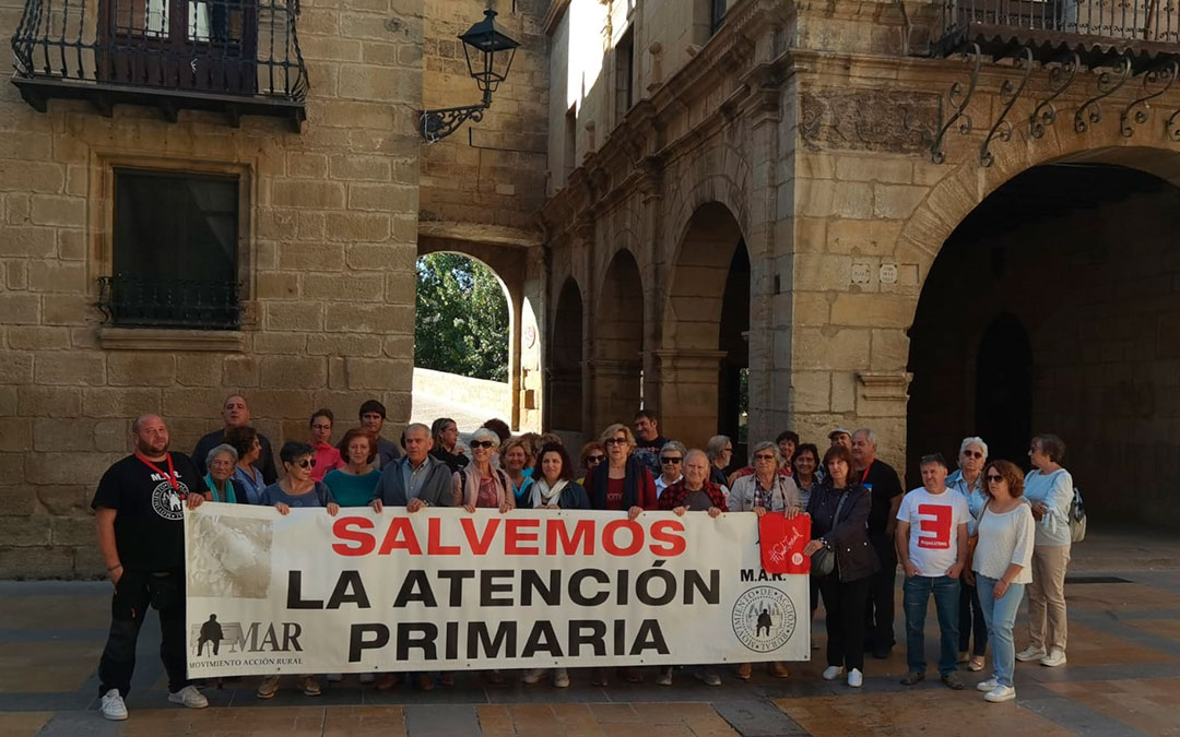 Concentración del movimiento MAR en Valderrobres./ MAR