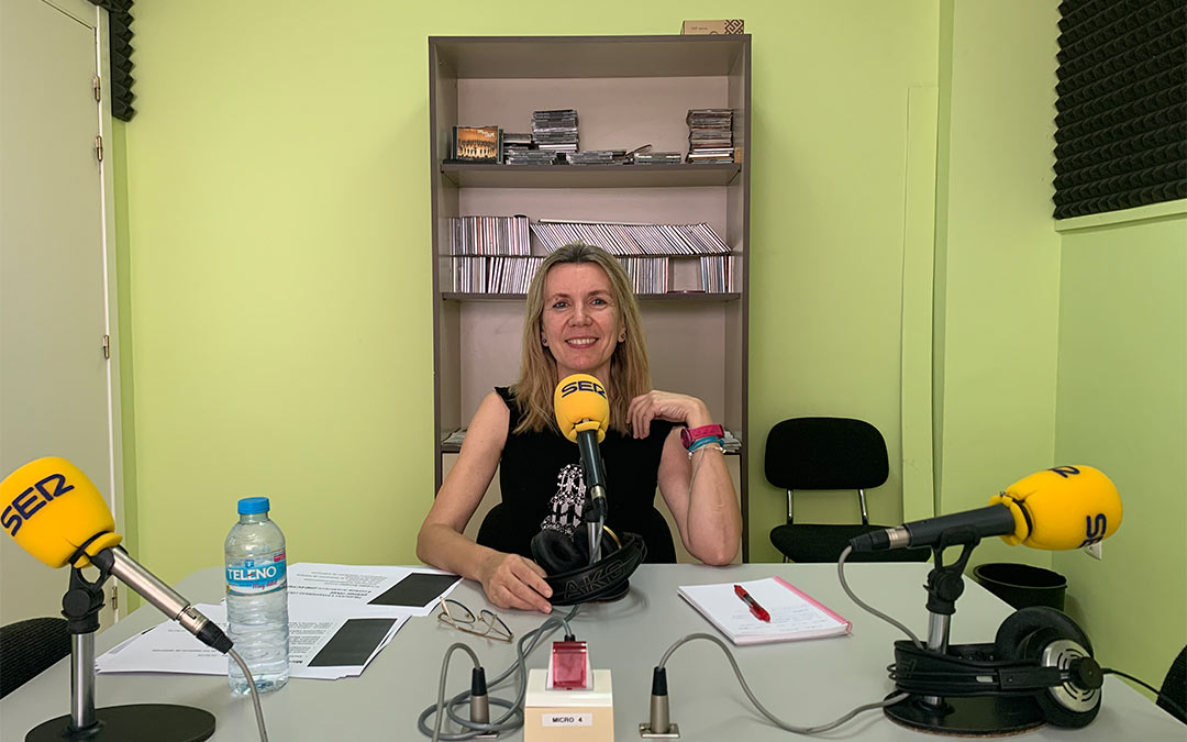 Merche Catalán es la responsable de la sede de la UNED en Caspe./ P.S.