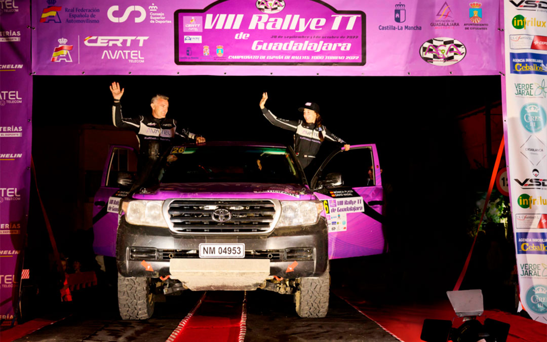 Mónica Plaza y David Nadal en el Rally TT Guadalajara./ Avatel Racing Team