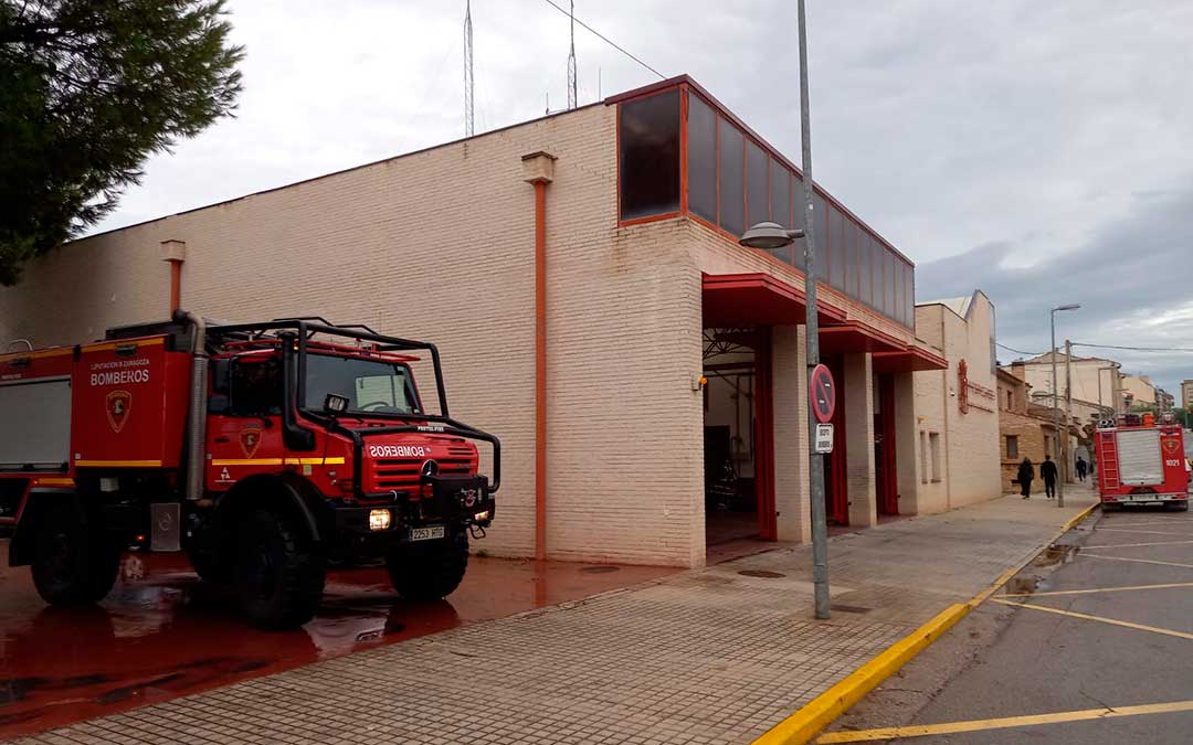Parque de Bomberos de Caspe./ DPZ